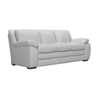 Zanna Genuine Leather Sofa Dove Gray - Armen Living