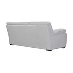 Zanna Genuine Leather Sofa Dove Gray - Armen Living