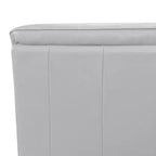 Zanna Genuine Leather Sofa Dove Gray - Armen Living