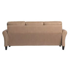 Lifestyle Solutions Willow Sofa Light Brown Vegan Leather