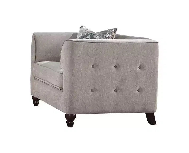 Acme Furniture 36" Cyndi Sofa Tan Velvet