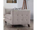 Acme Furniture 36" Cyndi Sofa Tan Velvet