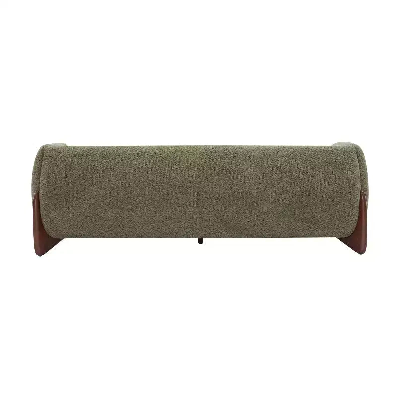 Christopher Knight Home Mia 82.75" Boucle Fabric 3 Seater Sofa Olive Green