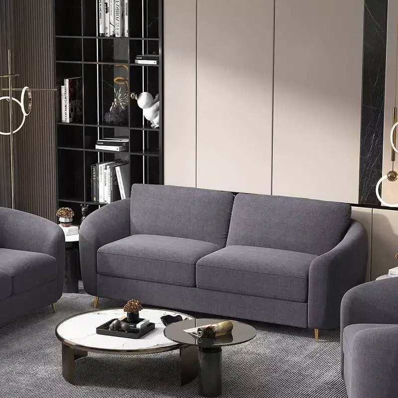60" Yuina Sofa Gray Linen - Acme Furniture