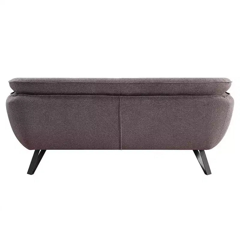 Canapé 78 po Dalya, lin gris – Acme Furniture : Revêtement en velours, comprend 2 coussins décoratifs