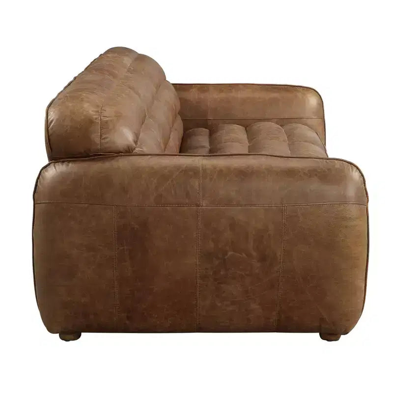 Rafer 95" Sofas Cocoa Top Grain Leather - Acme Furniture