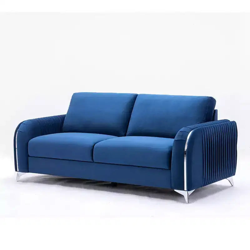 Acme Furniture 79" Wenona Sofa Blue Velvet