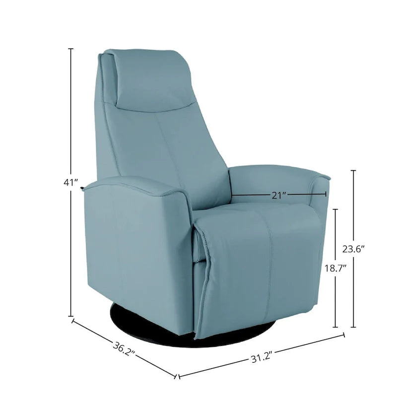 Fjords Urban Leather Swing Recliner