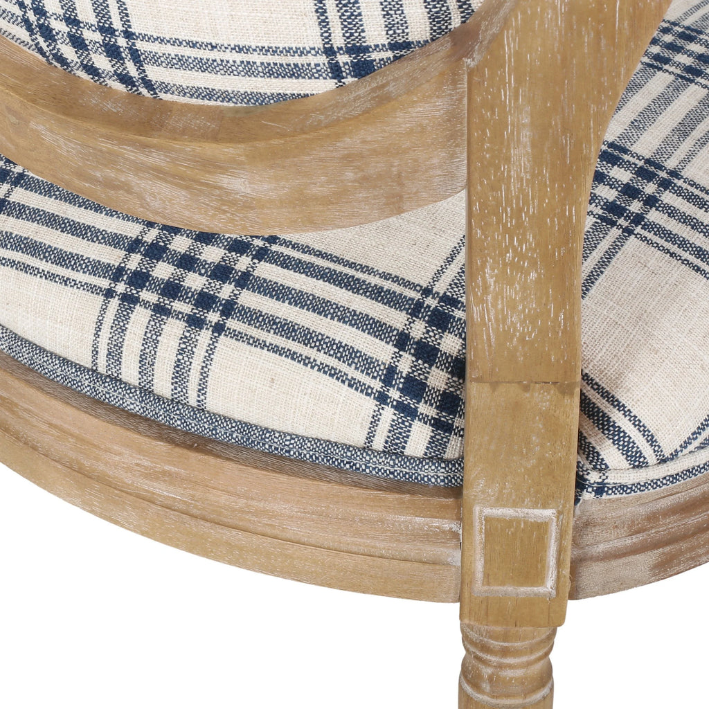 Chaises de salle à manger en tissu de style campagnard français - NH419413