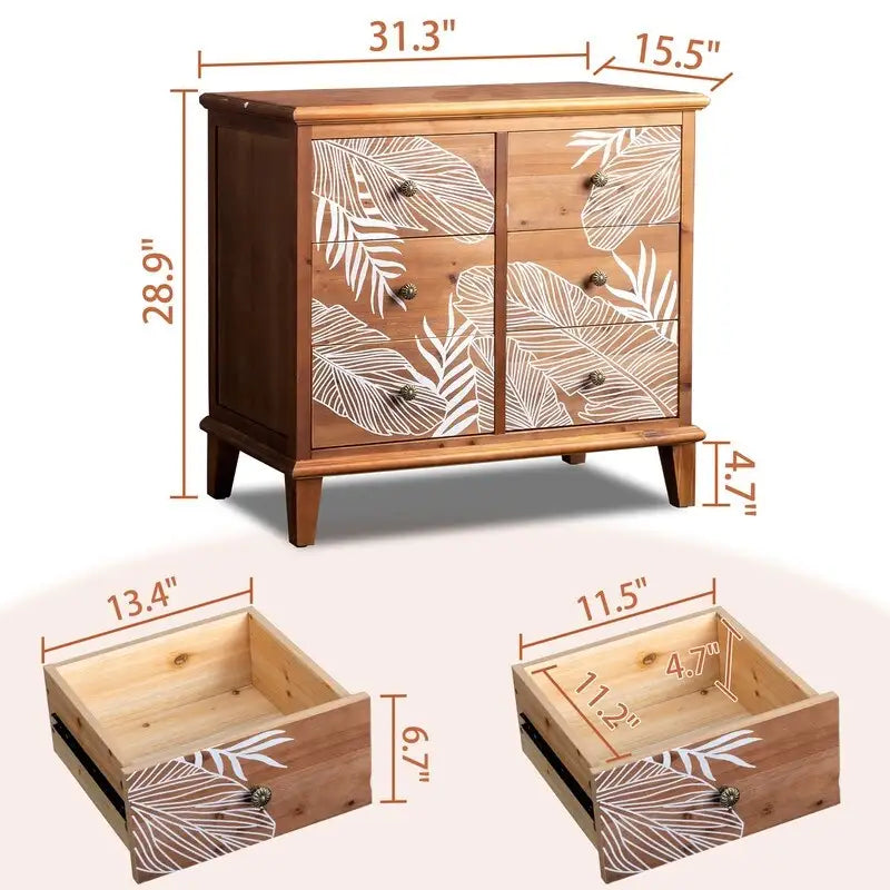 Solid wood Dresser chest