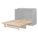 Nestfair Full Size Murphy Bed with Large Drawers