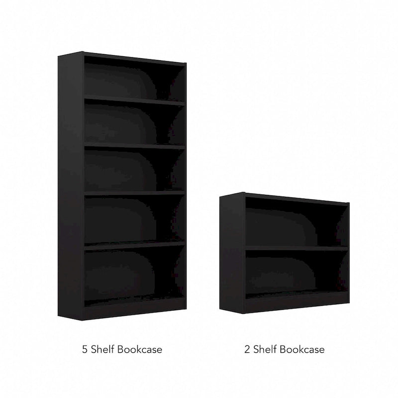 Universal Tall 5 Shelf Bookcase Storage by Bush Furniture