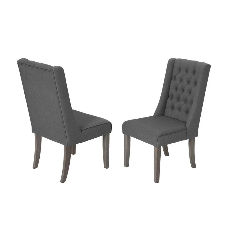 Best Quality Furniture 9-piece Rustic Extending Grey Dining Set
