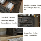 Farmhouse 5 Drawers Dresser, Wood Chest of Drawers, Dressers Organizer