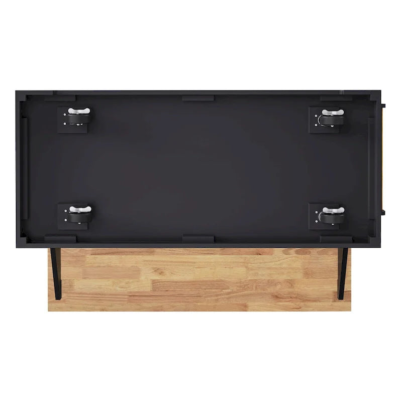 54  Large Kitchen Island with Rubber Wood Drop Leaf, Embossed Texture Rolling Kitchen Cart on 4 Wheels with 4 Doors & 3 Drawers