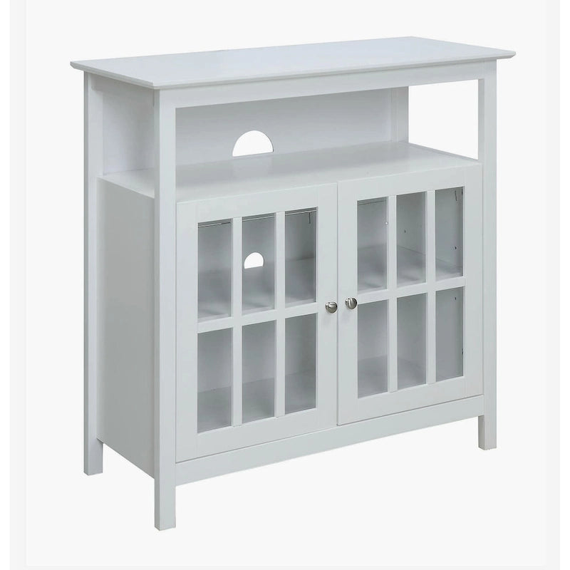 Meuble TV Big Sur Highboy de 40 pouces avec rangements, par Convenience Concepts