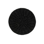 Table d'appoint avec panier de rangement en osier tressé à la main Household Essentials - 17,0 L x 17,0 l x 19,0 H