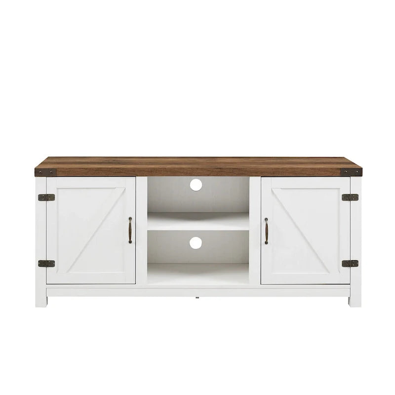 Middlebrook Firebranch 58-inch Barn Door TV Stand