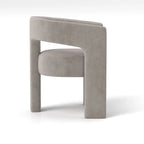 SEYNAR Modern Glam Velvet Upholstered Dining Chair, Open-Back Accent Chair Set of 6