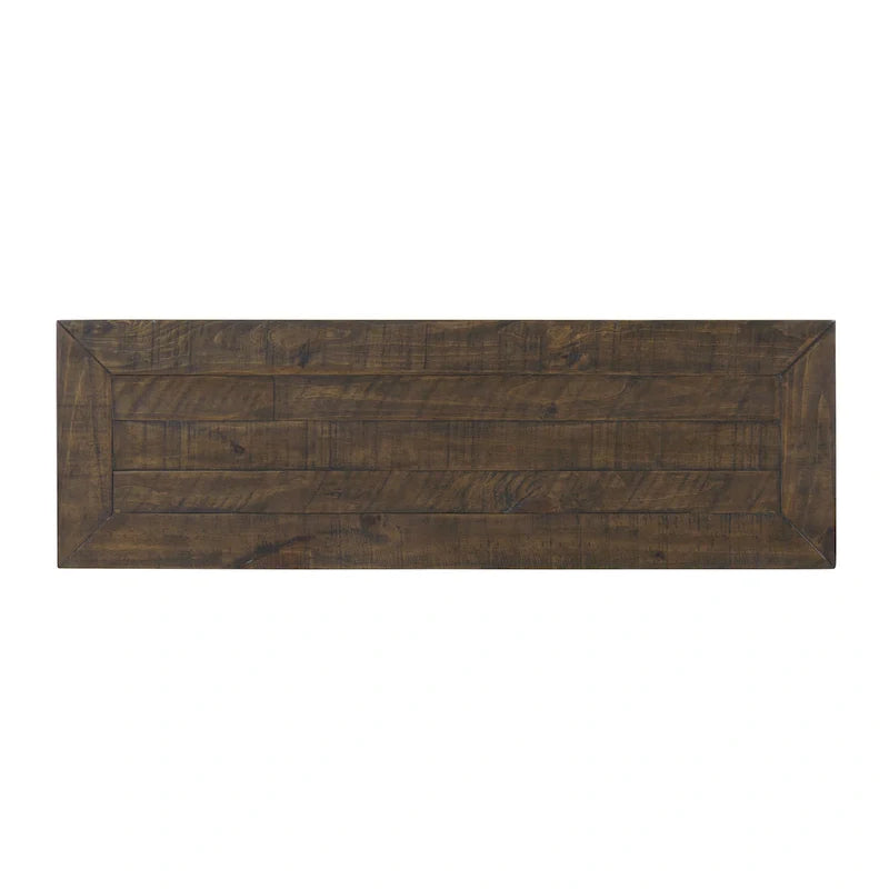 The Gray Barn Downington Solid Wood 2-Drawer Sofa Console Table