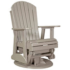 Poly Lumber Adirondack Swivel Glider Chair