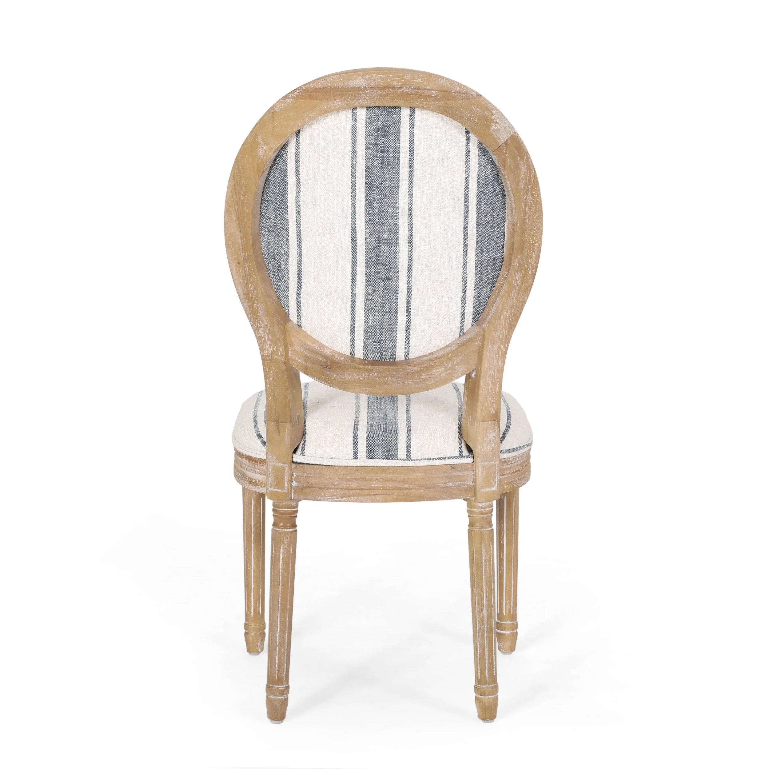 Chaises de salle à manger en tissu de style campagnard français - NH419413