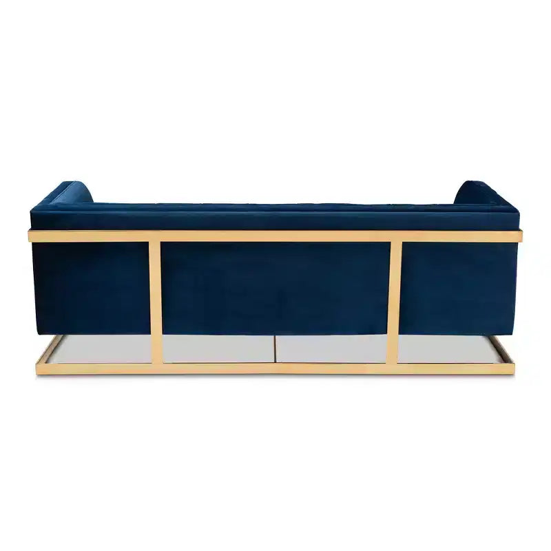 Ambra Velvet Sofa - Baxton Studio