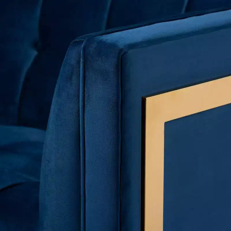 Ambra Velvet Sofa - Baxton Studio