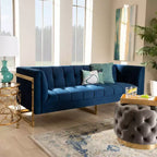 Ambra Velvet Sofa - Baxton Studio