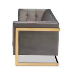 Ambra Velvet Sofa - Baxton Studio