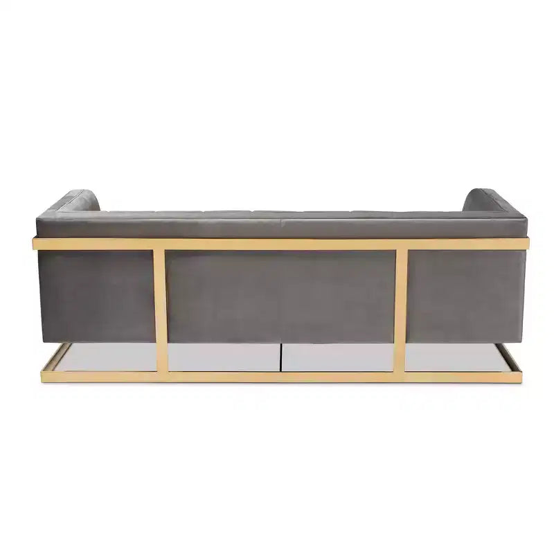 Ambra Velvet Sofa - Baxton Studio