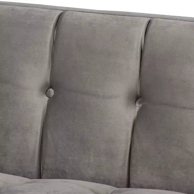 Ambra Velvet Sofa - Baxton Studio
