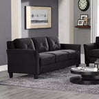 Canapé Harper en microfibre capitonnée - Lifestyle Solutions