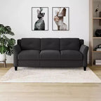 Canapé Harper en microfibre capitonnée - Lifestyle Solutions