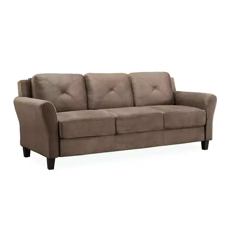 Canapé Harper en microfibre capitonnée - Lifestyle Solutions