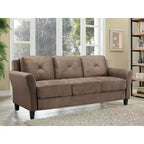 Canapé Harper en microfibre capitonnée - Lifestyle Solutions