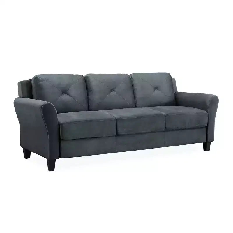Canapé Harper en microfibre capitonnée - Lifestyle Solutions