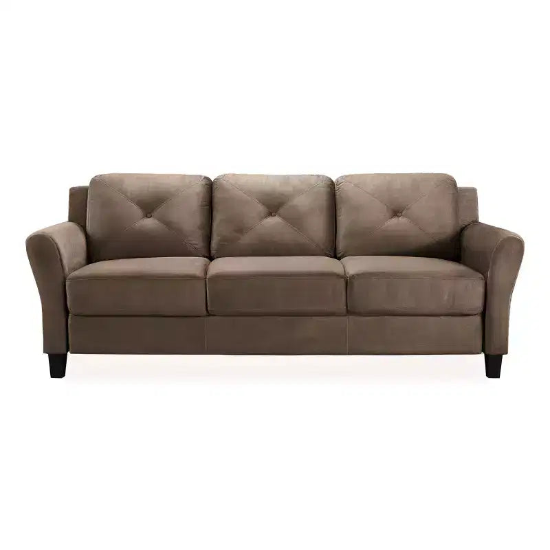 Harper Tufted Microfiber Sofa - Lifestyle Solutions