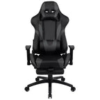 Flash Furniture X30 Gaming Chair Racing Office Ergonomic Computer Chair with Fully Reclining Back and Slide-Out Footrest in Red LeatherSoft