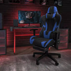 Flash Furniture X30 Gaming Chair Racing Office Ergonomic Computer Chair with Fully Reclining Back and Slide-Out Footrest in Red LeatherSoft
