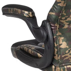 Flash Furniture X10 Gaming Chair Racing Office Ergonomic Computer PC Adjustable Swivel Chair with Flip-up Arms