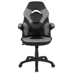 Flash Furniture X10 Gaming Chair Racing Office Ergonomic Computer PC Adjustable Swivel Chair with Flip-up Arms