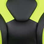 Flash Furniture X10 Gaming Chair Racing Office Ergonomic Computer PC Adjustable Swivel Chair with Flip-up Arms