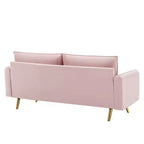 Canapé en velours de performance Revive - Modway
