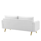 Canapé en velours de performance Revive - Modway