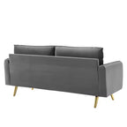 Canapé en velours de performance Revive - Modway