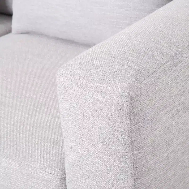 Elliston Contemporary Fabric 3 Seater Sofa with Accent Pillows - Christopher Knight Home