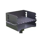 Pilot Rock CBP-135 Park Style Outdoor Camping BBQ Charcoal Grill with Swivel