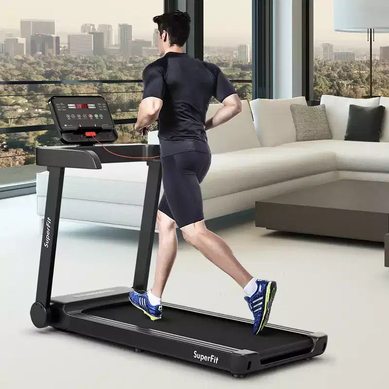 Costway 2.25HP Electric Treadmill Running Machine w/App Control for Home Office