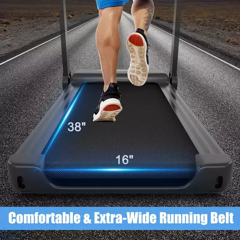 Costway 2.25HP Electric Treadmill Running Machine w/App Control for Home Office